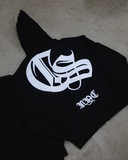 Calm Sunday NYC Big Logo Heavyweight Hoodie - Black